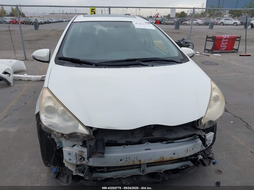 2013 Toyota Prius C Four VIN: JTDKDTB35D1054089 Lot: 43252779