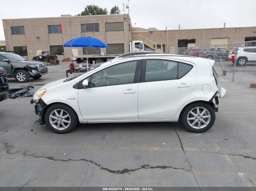 2013 Toyota Prius C Four VIN: JTDKDTB35D1054089 Lot: 43252779