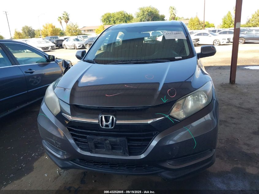 2017 Honda Hr-V Lx VIN: 3CZRU5H30HM709442 Lot: 43252805