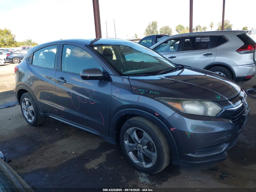 2017 Honda Hr-V Lx VIN: 3CZRU5H30HM709442 Lot: 43252805