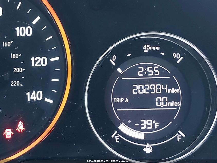 2017 Honda Hr-V Lx VIN: 3CZRU5H30HM709442 Lot: 43252805