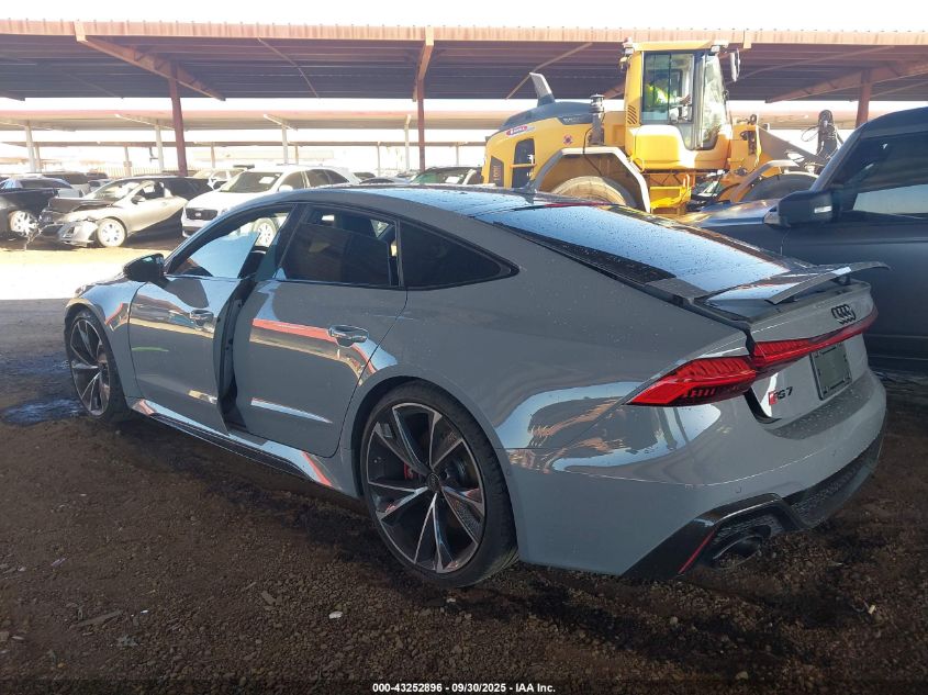 2023 Audi Rs 7 Sportback Tfsi Quattro Tiptronic VIN: WUAPCBF25PN907675 Lot: 43252896