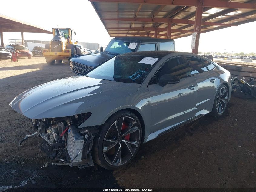 2023 Audi Rs 7 Sportback Tfsi Quattro Tiptronic VIN: WUAPCBF25PN907675 Lot: 43252896