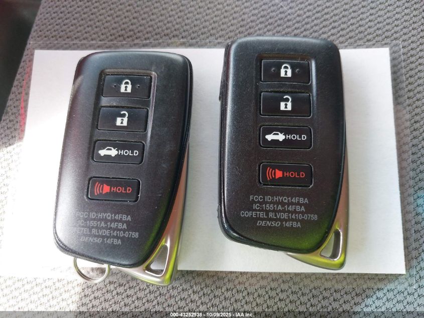 2016 Lexus Rc 300 VIN: JTHSM5BC8G5001538 Lot: 43252938