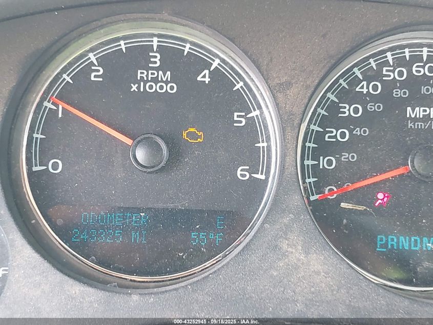 2011 Chevrolet Silverado 1500 Ltz VIN: 3GCPKTE33BG175970 Lot: 43252945