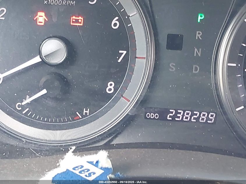 2010 Lexus Es 350 VIN: JTHBK1EG2A2412357 Lot: 43252950