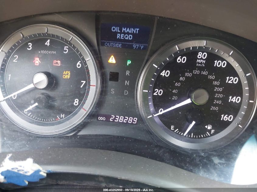 2010 Lexus Es 350 VIN: JTHBK1EG2A2412357 Lot: 43252950