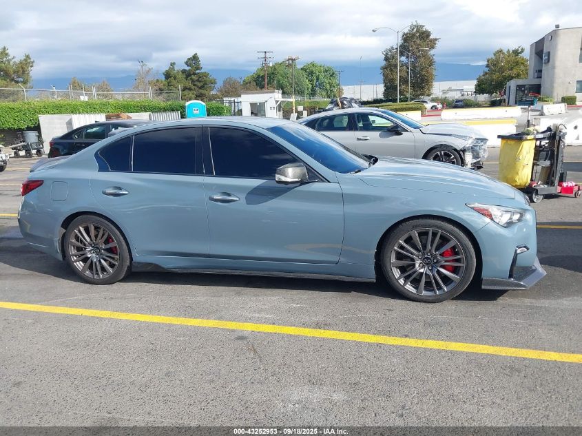 2021 Infiniti Q50 Red Sport 400 VIN: JN1FV7DP3MM850704 Lot: 43252953