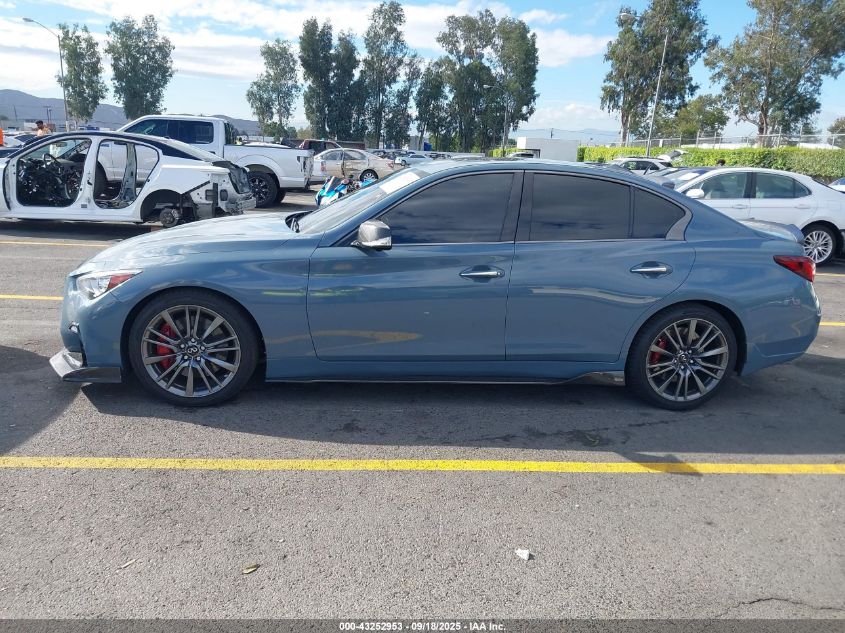 2021 Infiniti Q50 Red Sport 400 VIN: JN1FV7DP3MM850704 Lot: 43252953