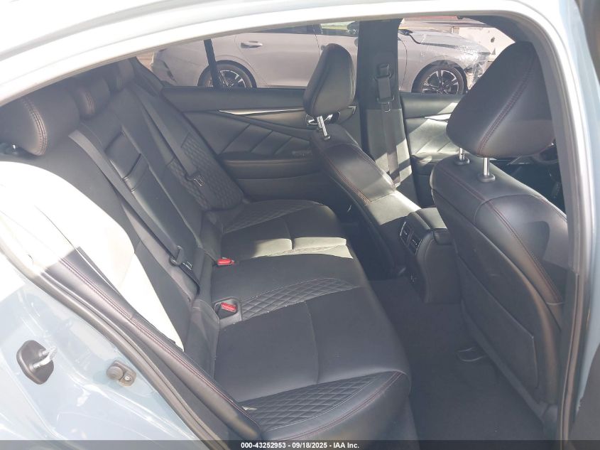 2021 Infiniti Q50 Red Sport 400 VIN: JN1FV7DP3MM850704 Lot: 43252953