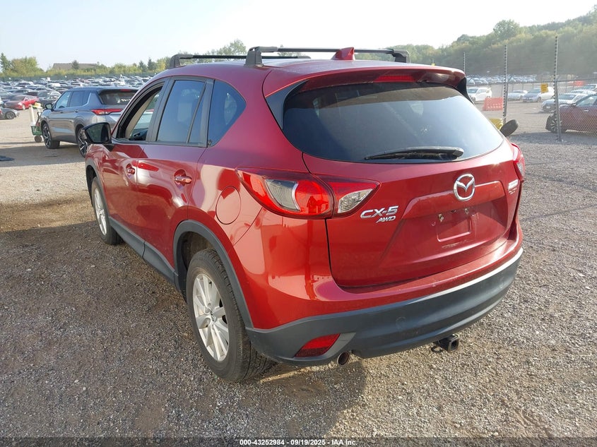 Vin: jm3ke4ce2d0114927, lot: 43747526, mazda cx-5 touring 20133