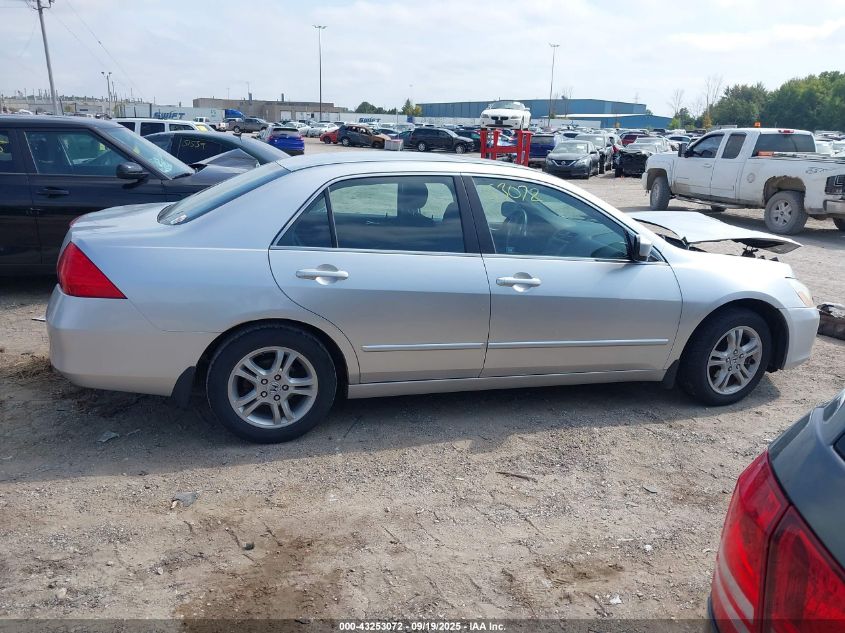 2006 Honda Accord 2.4 Ex VIN: 1HGCM56736A097055 Lot: 43253072