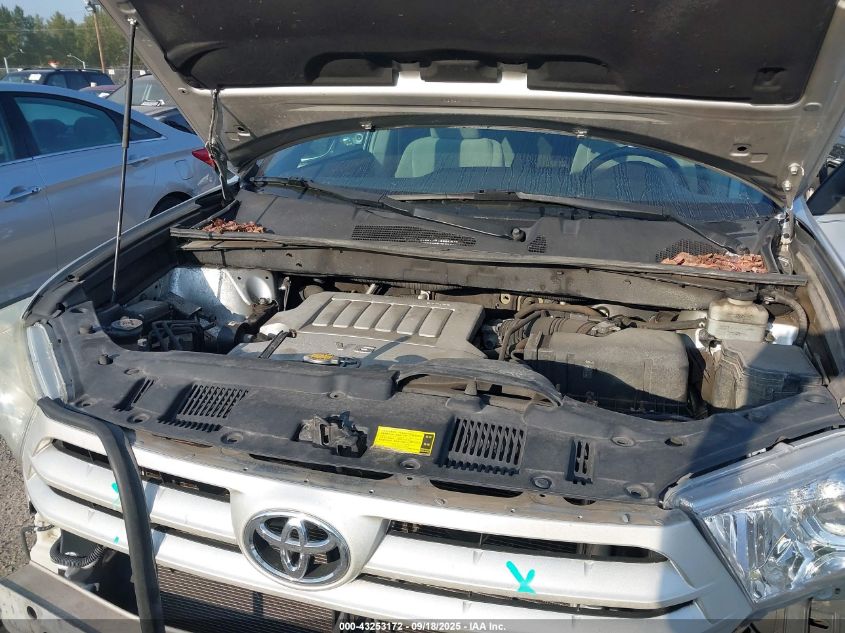 2013 Toyota Highlander Base Plus V6 VIN: 5TDZK3EH2DS100380 Lot: 43253172