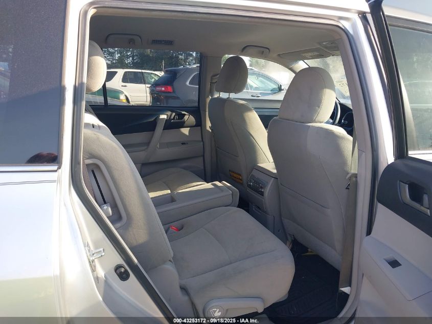 2013 Toyota Highlander Base Plus V6 VIN: 5TDZK3EH2DS100380 Lot: 43253172