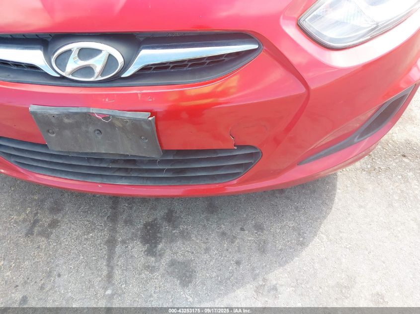2012 Hyundai Accent Gls VIN: KMHCT4AE0CU043512 Lot: 43253175