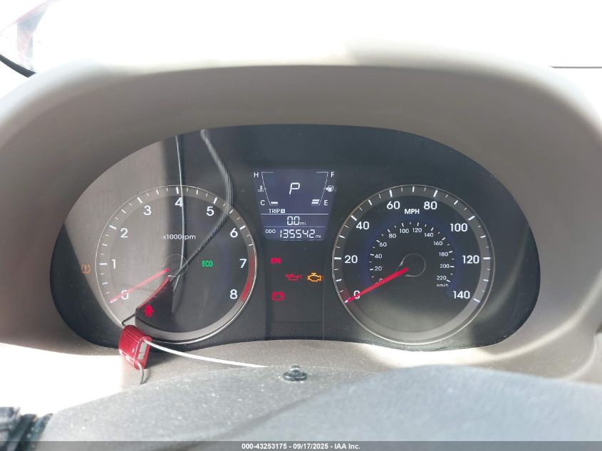 2012 Hyundai Accent Gls VIN: KMHCT4AE0CU043512 Lot: 43253175