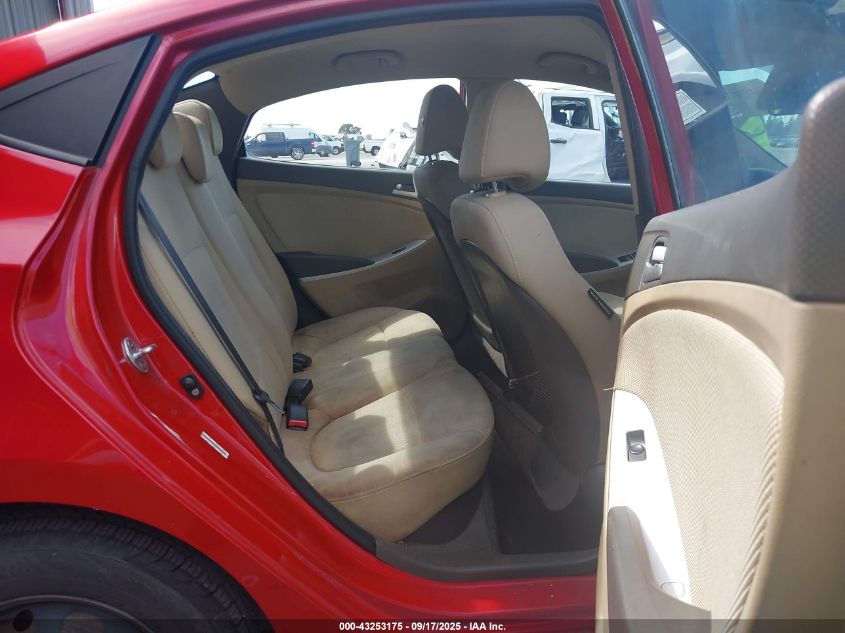 2012 Hyundai Accent Gls VIN: KMHCT4AE0CU043512 Lot: 43253175