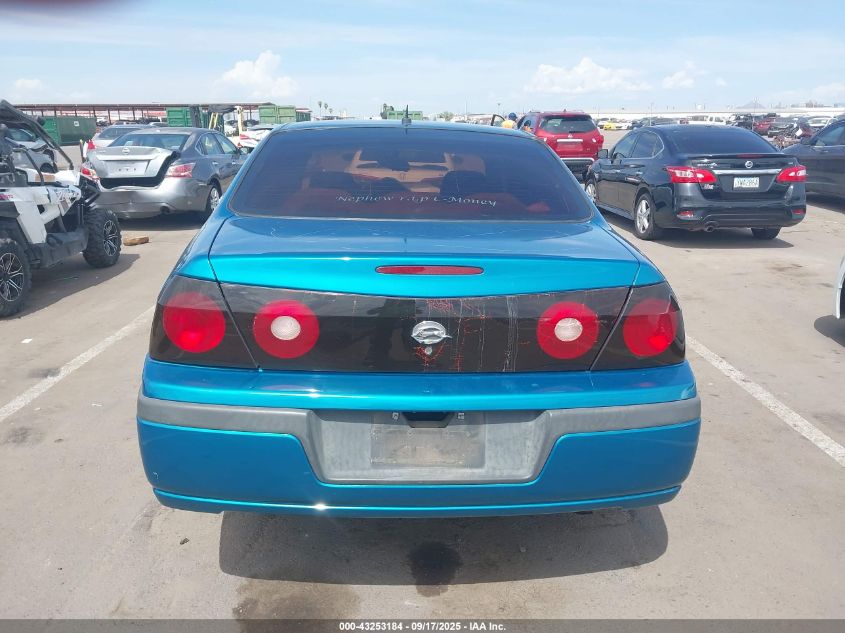 2005 Chevrolet Impala VIN: 2G1WF52E059245188 Lot: 43253184