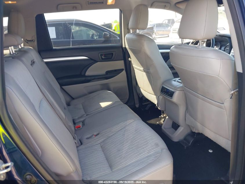 2015 Toyota Highlander Le Plus V6 VIN: 5TDZKRFH2FS041478 Lot: 43253196