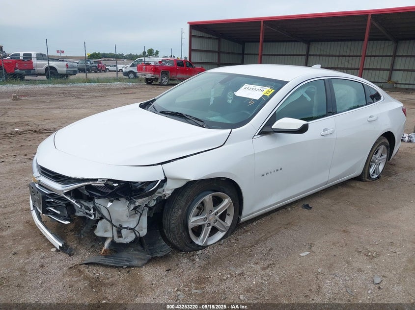 2022 Chevrolet Malibu Fwd Lt white sedan gasoline 1G1ZD5ST7NF152404 photo #3