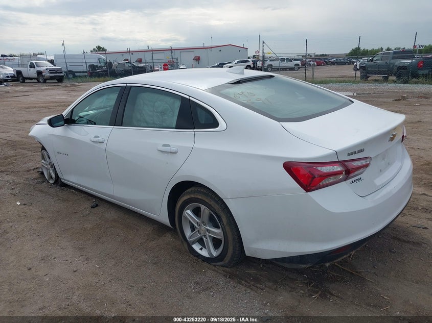 2022 Chevrolet Malibu Fwd Lt white sedan gasoline 1G1ZD5ST7NF152404 photo #4