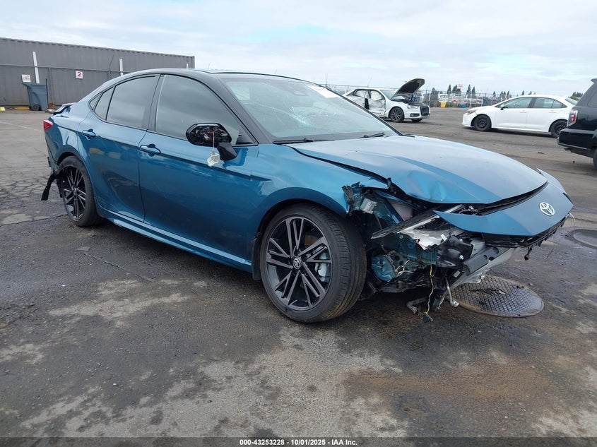2025 Toyota Camry Xse blue sedan hybrid 4T1DAACK3SU001457 photo #1