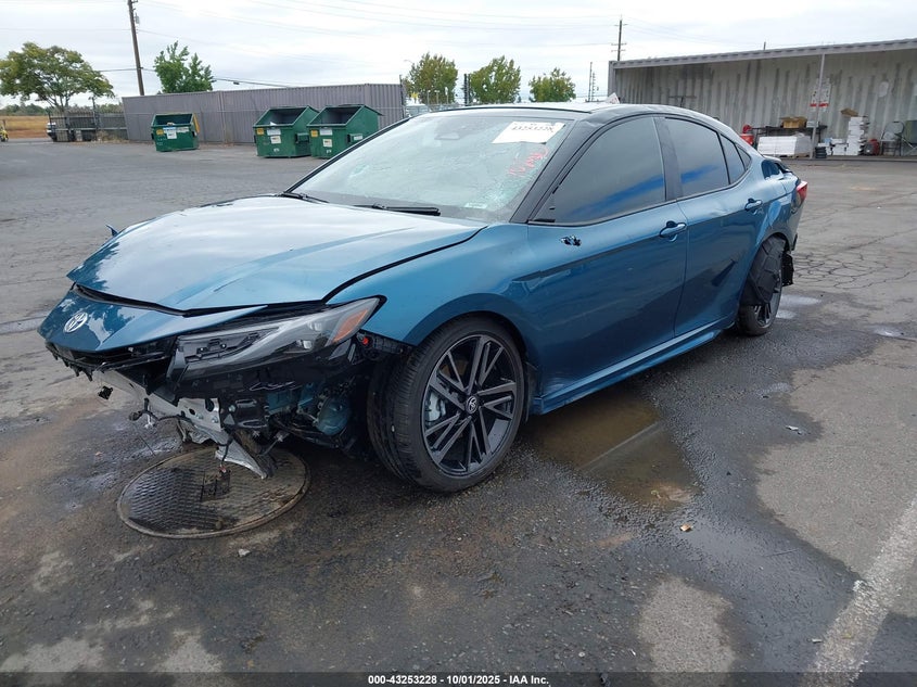 2025 Toyota Camry Xse blue sedan hybrid 4T1DAACK3SU001457 photo #3