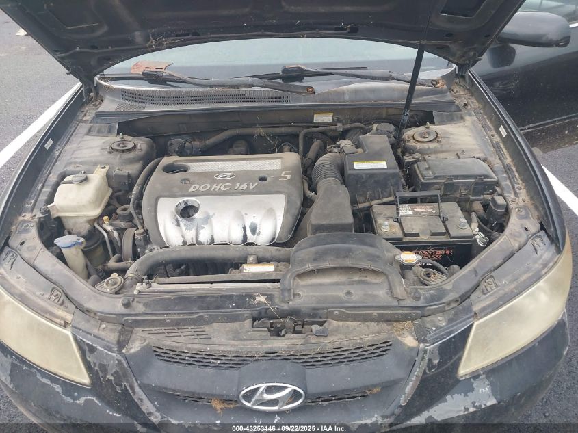 2007 Hyundai Sonata Gls VIN: 5NPET46C67H241340 Lot: 43253446