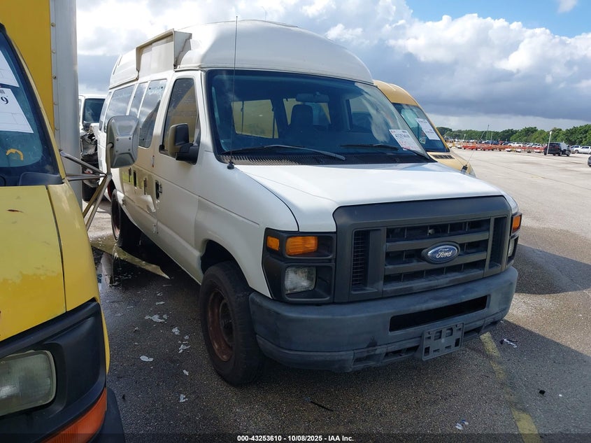 2011 Ford E-250 Commercial white van gasoline 1FTNS2EW2BDB23836 photo #1