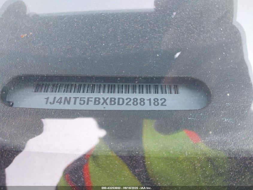 1J4NT5FBXBD288182 2011 JEEP COMPASS photo no. 9