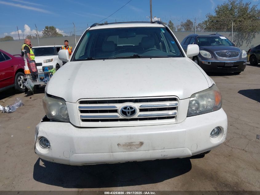 2006 Toyota Highlander Sport V6 VIN: JTEHP21A060180361 Lot: 43253656