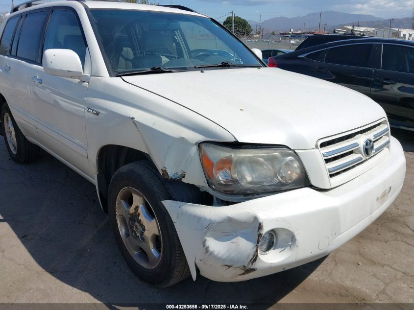 2006 Toyota Highlander Sport V6 VIN: JTEHP21A060180361 Lot: 43253656