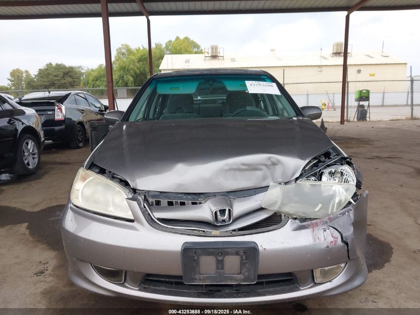 2004 Honda Civic Ex VIN: 2HGES26764H539743 Lot: 43253688