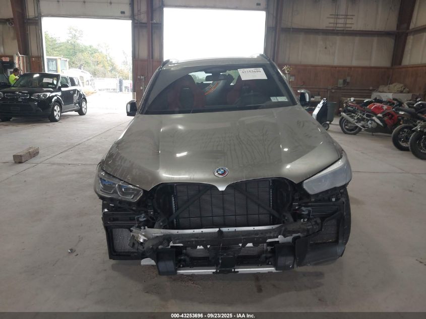 2022 BMW X5 M VIN: 5YMJU0C04N9L18508 Lot: 43253696