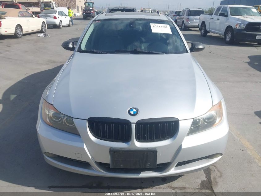 2007 BMW 328I VIN: WBAVC53547FZ80497 Lot: 43253701