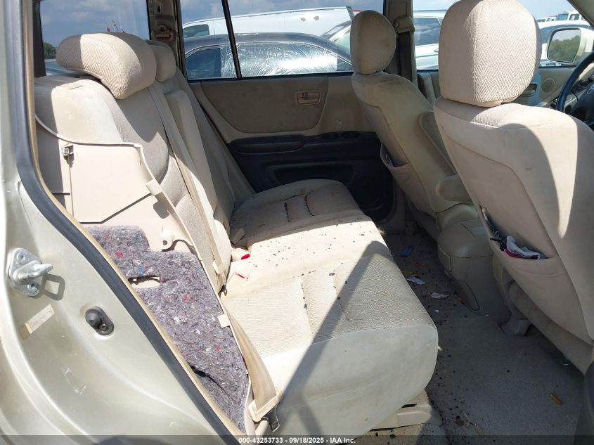 2002 Toyota Highlander V6 VIN: JTEGF21A420071345 Lot: 43253733