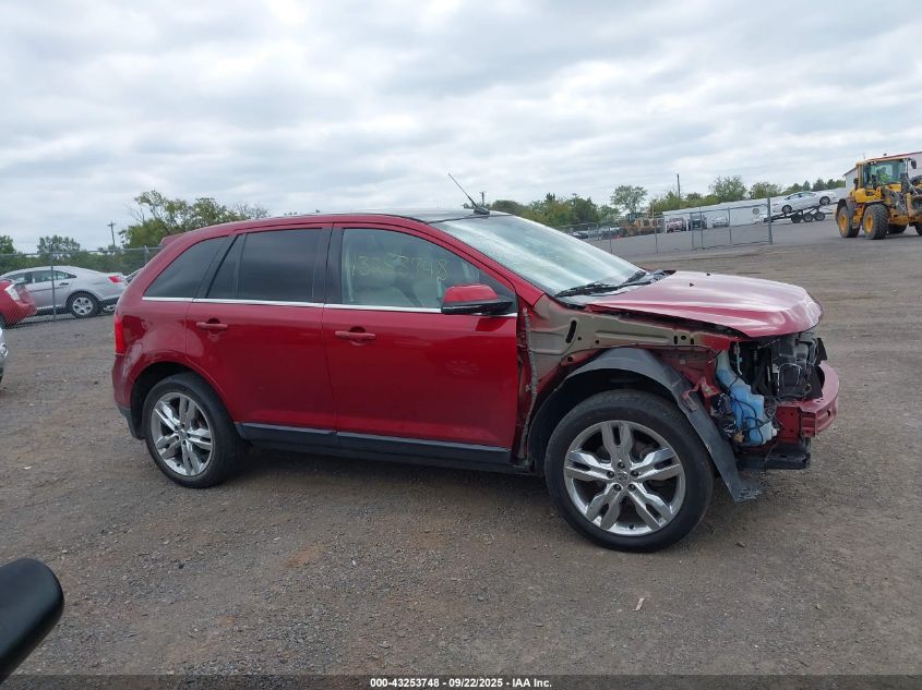 2013 Ford Edge Limited VIN: 2FMDK4KC7DBB73847 Lot: 43253748