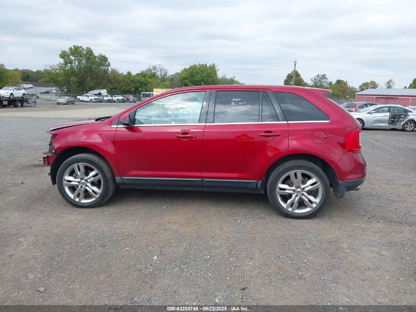 2013 Ford Edge Limited VIN: 2FMDK4KC7DBB73847 Lot: 43253748
