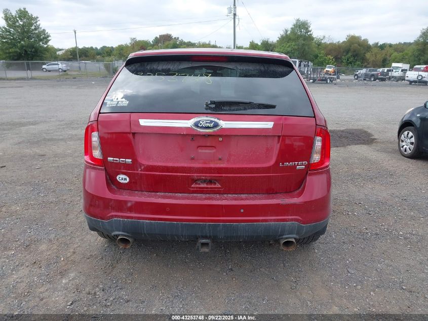 2013 Ford Edge Limited VIN: 2FMDK4KC7DBB73847 Lot: 43253748
