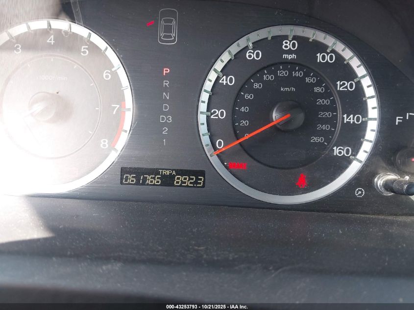 2009 Honda Accord 2.4 Lx VIN: 1HGCP26389A041720 Lot: 43253793