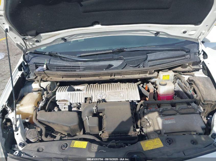 2012 Toyota Prius Plug-In Advanced VIN: JTDKN3DP8C3004867 Lot: 43253794