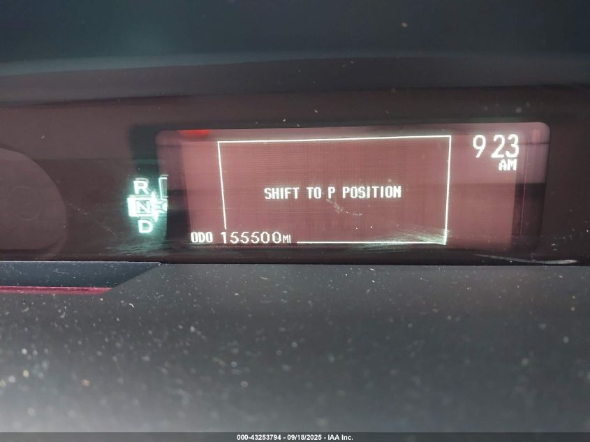 2012 Toyota Prius Plug-In Advanced VIN: JTDKN3DP8C3004867 Lot: 43253794