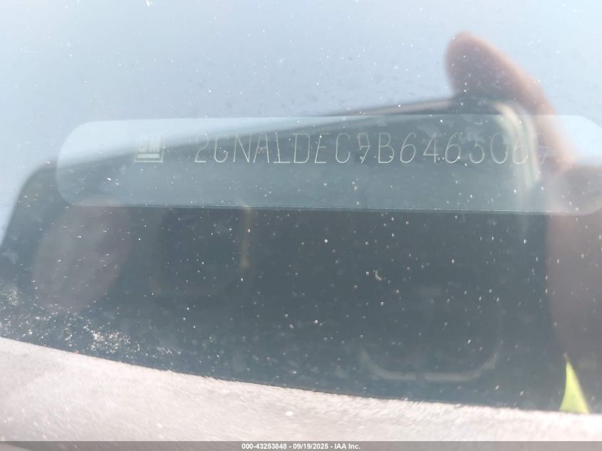 2011 Chevrolet Equinox 1Lt VIN: 2CNALDEC9B6463069 Lot: 43253848