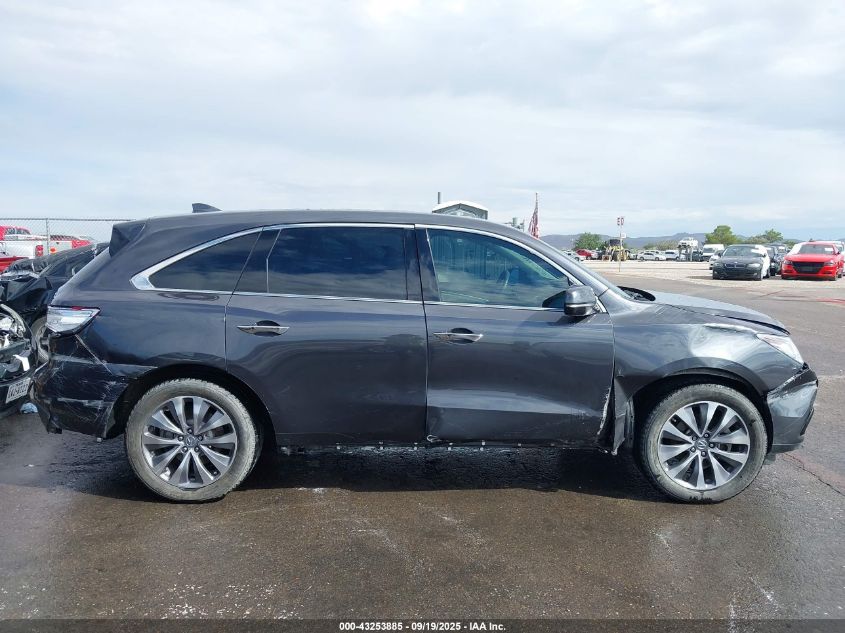 2014 Acura Mdx Technology Package VIN: 5FRYD4H4XEB005235 Lot: 43253885