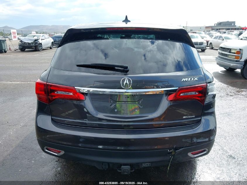 2014 Acura Mdx Technology Package VIN: 5FRYD4H4XEB005235 Lot: 43253885
