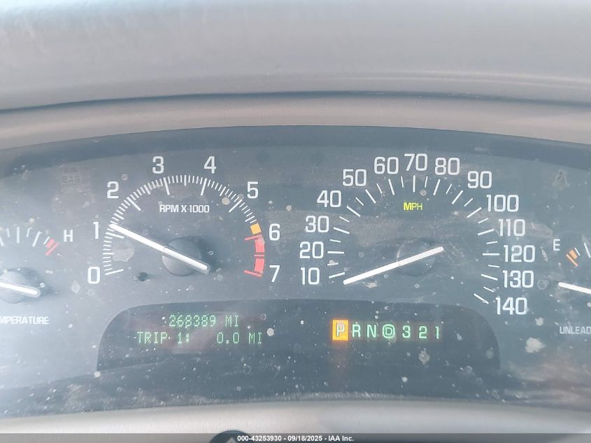 1999 Buick Park Avenue Base Cmi VIN: 1G4CW52K6X4653793 Lot: 43253930