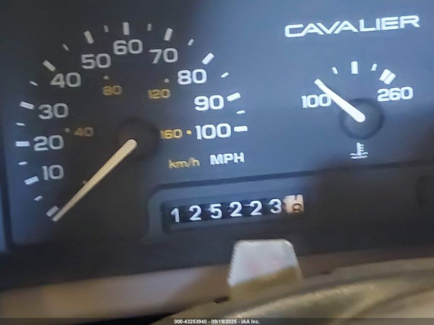 1993 Chevrolet Cavalier Vl/Rs VIN: 1G1JC5440P7145894 Lot: 43253940