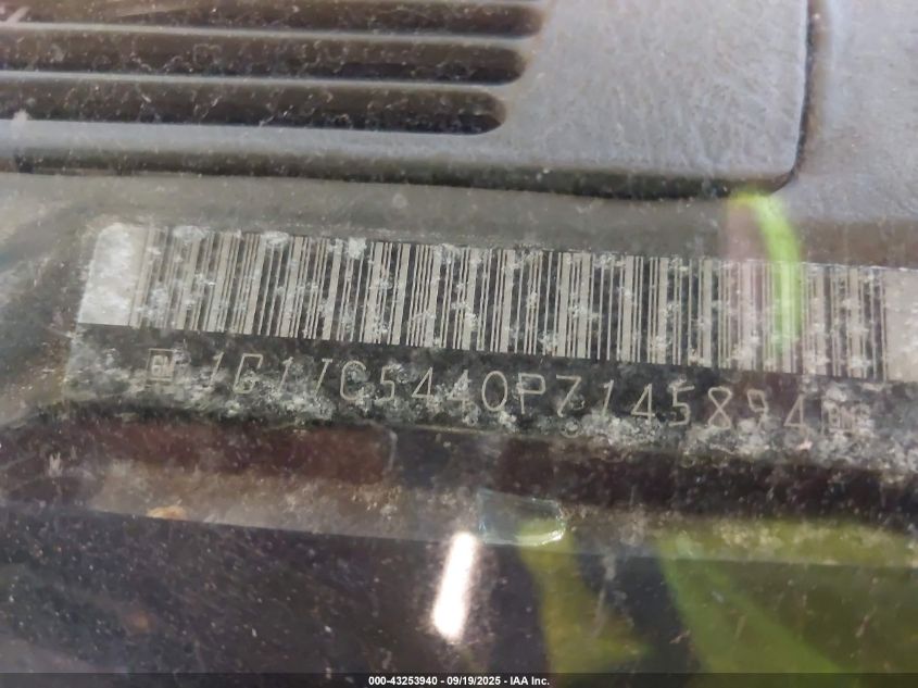 1993 Chevrolet Cavalier Vl/Rs VIN: 1G1JC5440P7145894 Lot: 43253940