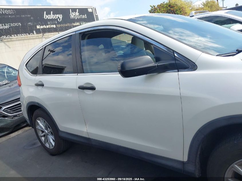 2016 Honda Cr-V Se VIN: 5J6RM4H43GL089821 Lot: 43253960