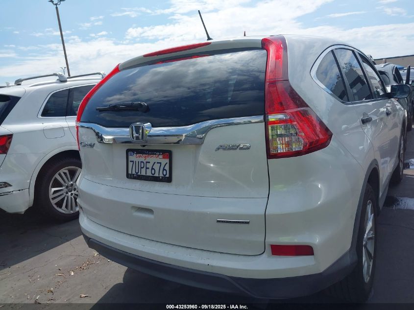 2016 Honda Cr-V Se VIN: 5J6RM4H43GL089821 Lot: 43253960